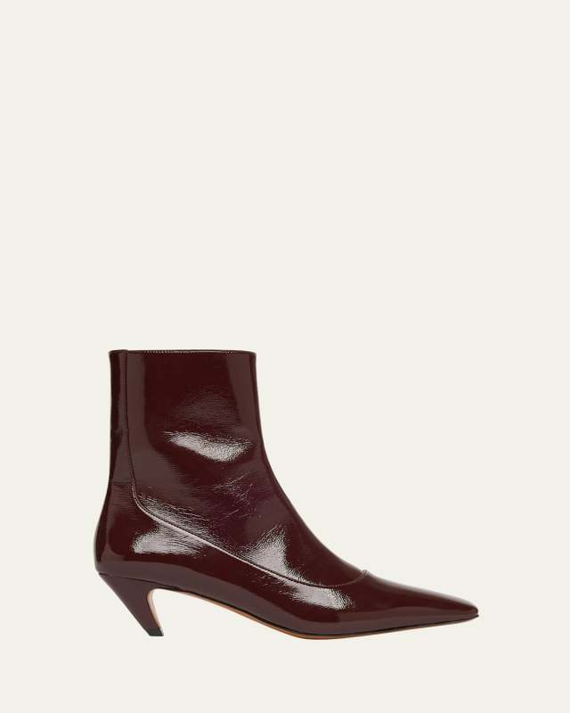 Spur Vegan Leather Ankle Booties